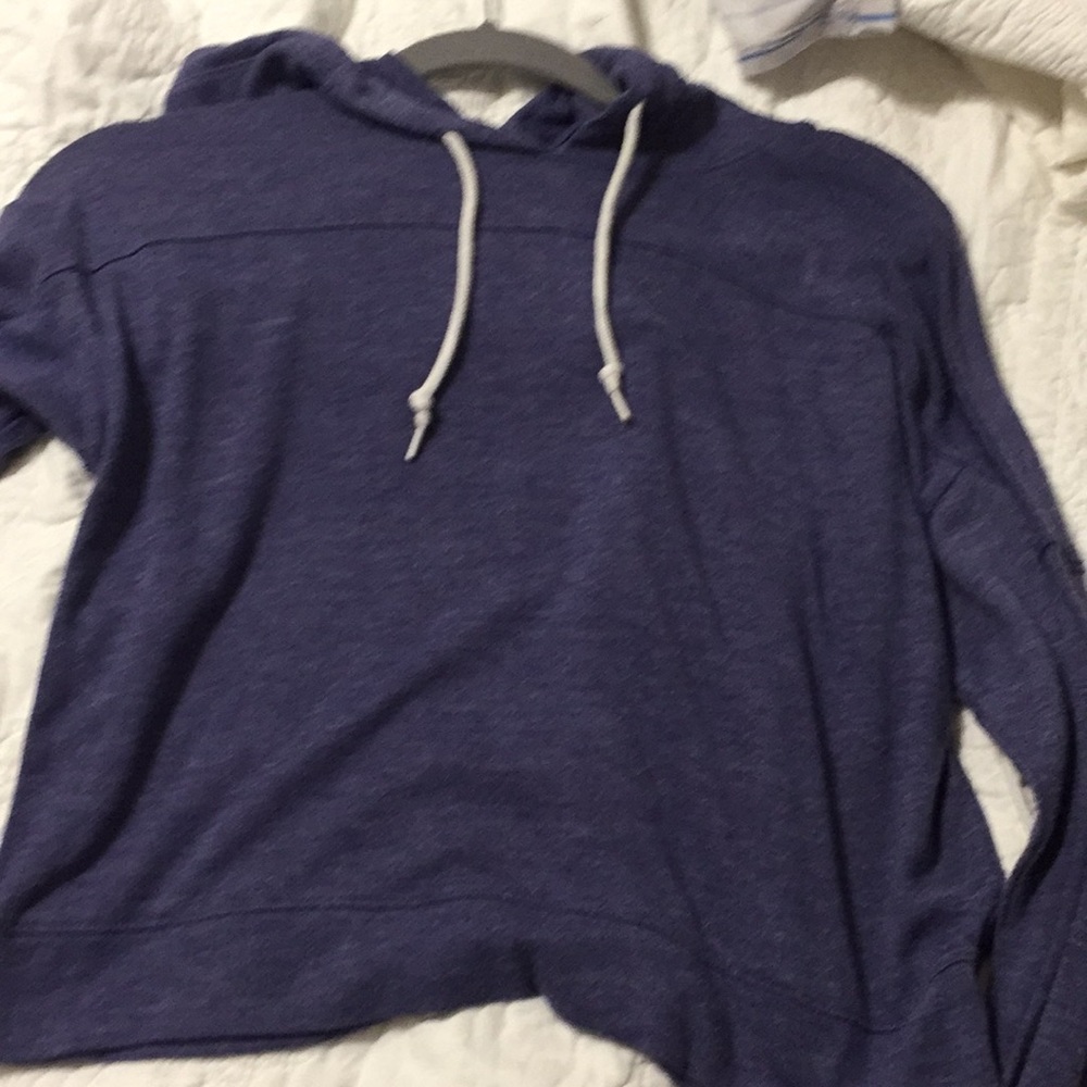 Indigo Cropped Sweater